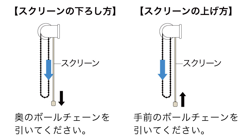 ロールスクリーン操作方法（ロールカーテンの操作方法） – ロール